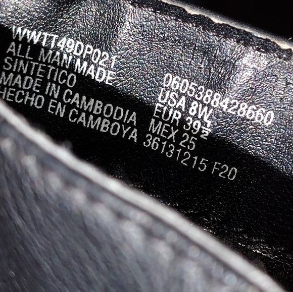 Women's Knee High 2.5 In heeled Leather Boot Sz 8 Wide by TIME & TRU - Picture 12 of 12